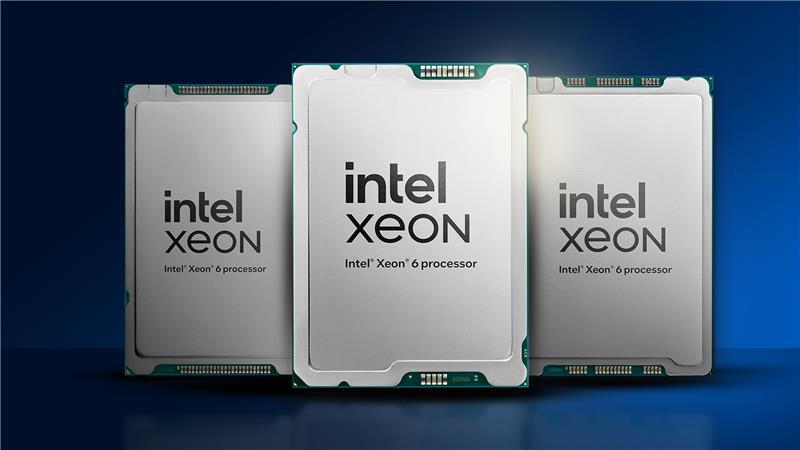 EMBARGO until 3/2025.



Intel® Xeon® 6 processors DCAI lidded chip family image for dot-com. Features Intel Xeon 6 processor with E-cores​ 6900 series (Left),  Intel Xeon 6 processor with P-cores​ 6700 series (Middle), Intel Xeon 6 processor with P-cores 6900 series. PNG