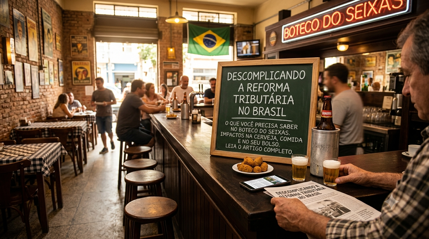 Descomplicando a Reforma Tributária: O Que Muda na Cervejinha, no Prato de Feijão e no Seu Bolso