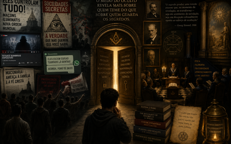 Por que as pessoas temem as sociedades secretas?