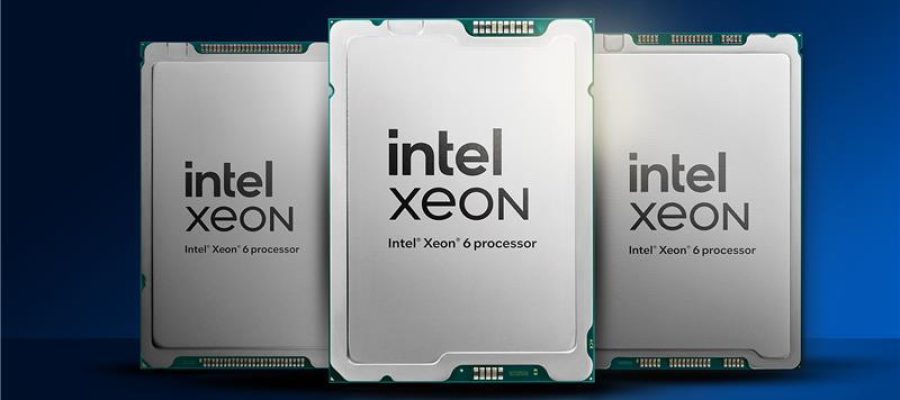 EMBARGO until 3/2025.



Intel® Xeon® 6 processors DCAI lidded chip family image for dot-com. Features Intel Xeon 6 processor with E-cores​ 6900 series (Left),  Intel Xeon 6 processor with P-cores​ 6700 series (Middle), Intel Xeon 6 processor with P-cores 6900 series. PNG